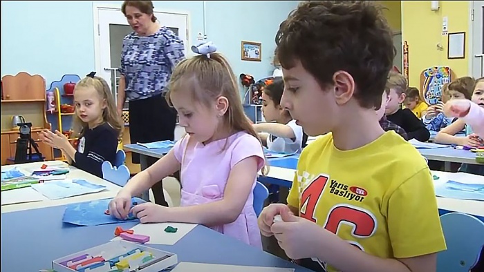 Видеосъемка день в детском саду